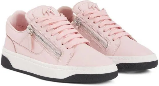 Giuseppe Zanotti Gz94 leather sneakers Pink