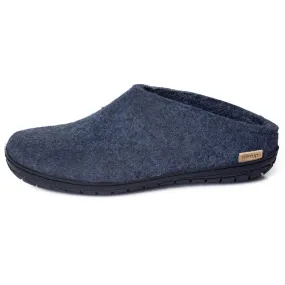 Glerups Unisex Felt Shoe Slipper w/Rubber Sole