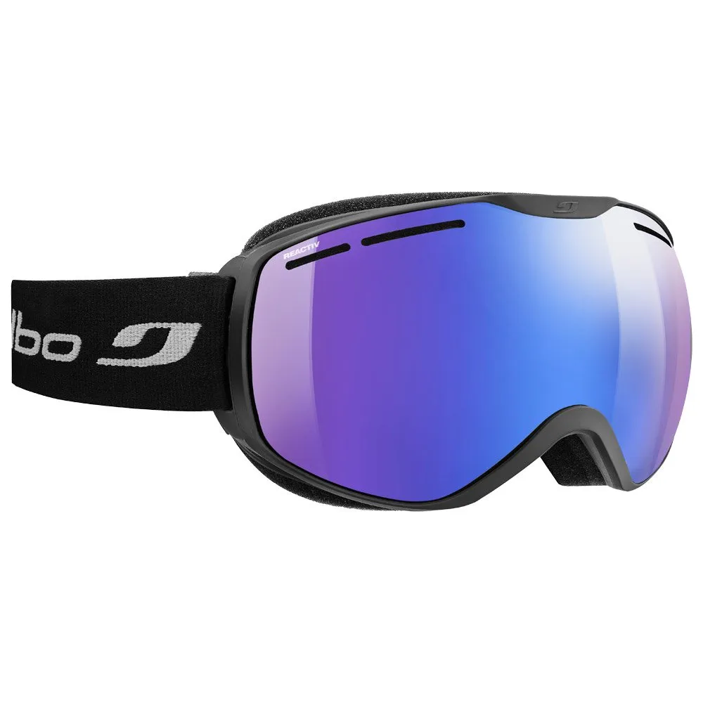 Goggles Julbo ---Fusion Noir Reactiv Performance Flash Bleu