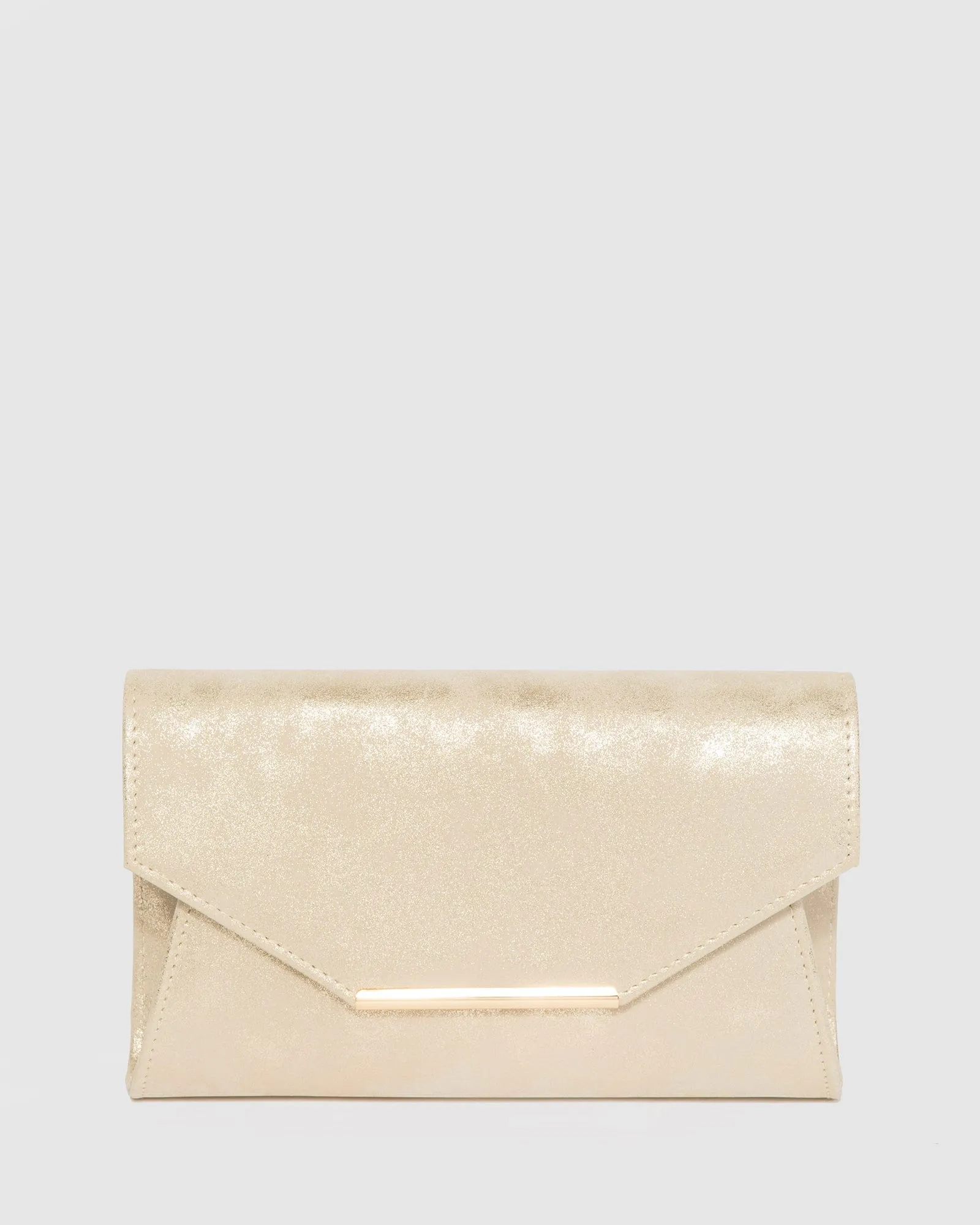 Gold Brianna Eve Clutch Bag