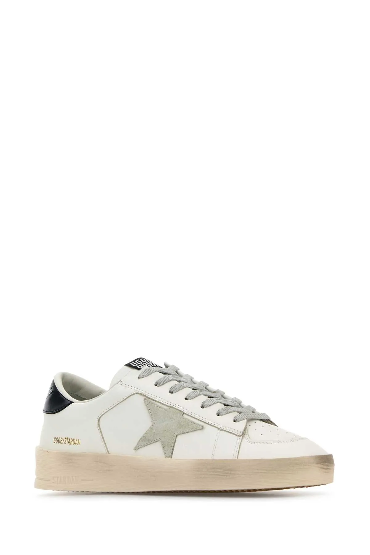 Golden Goose Deluxe Brand White Leather Stardan Sneakers