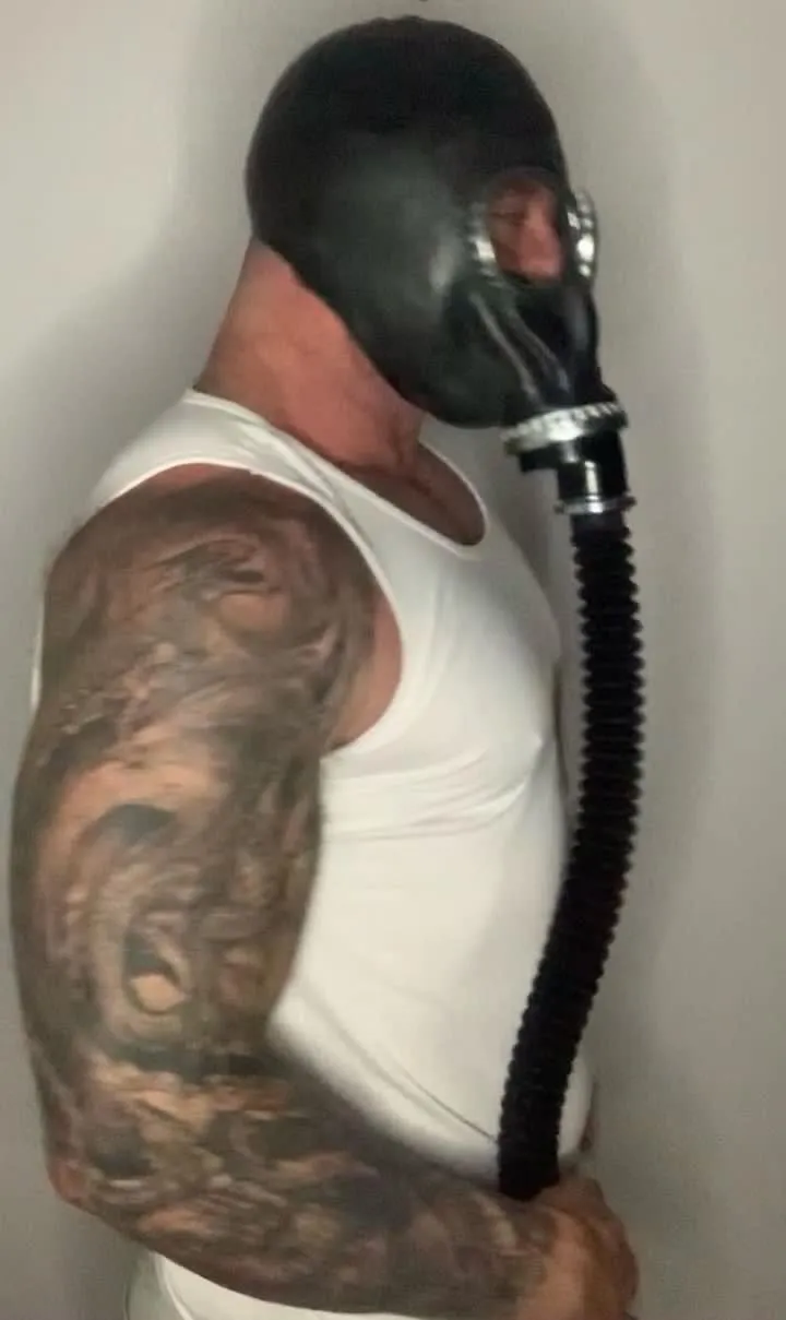 GP5 Black Russian gas mask set
