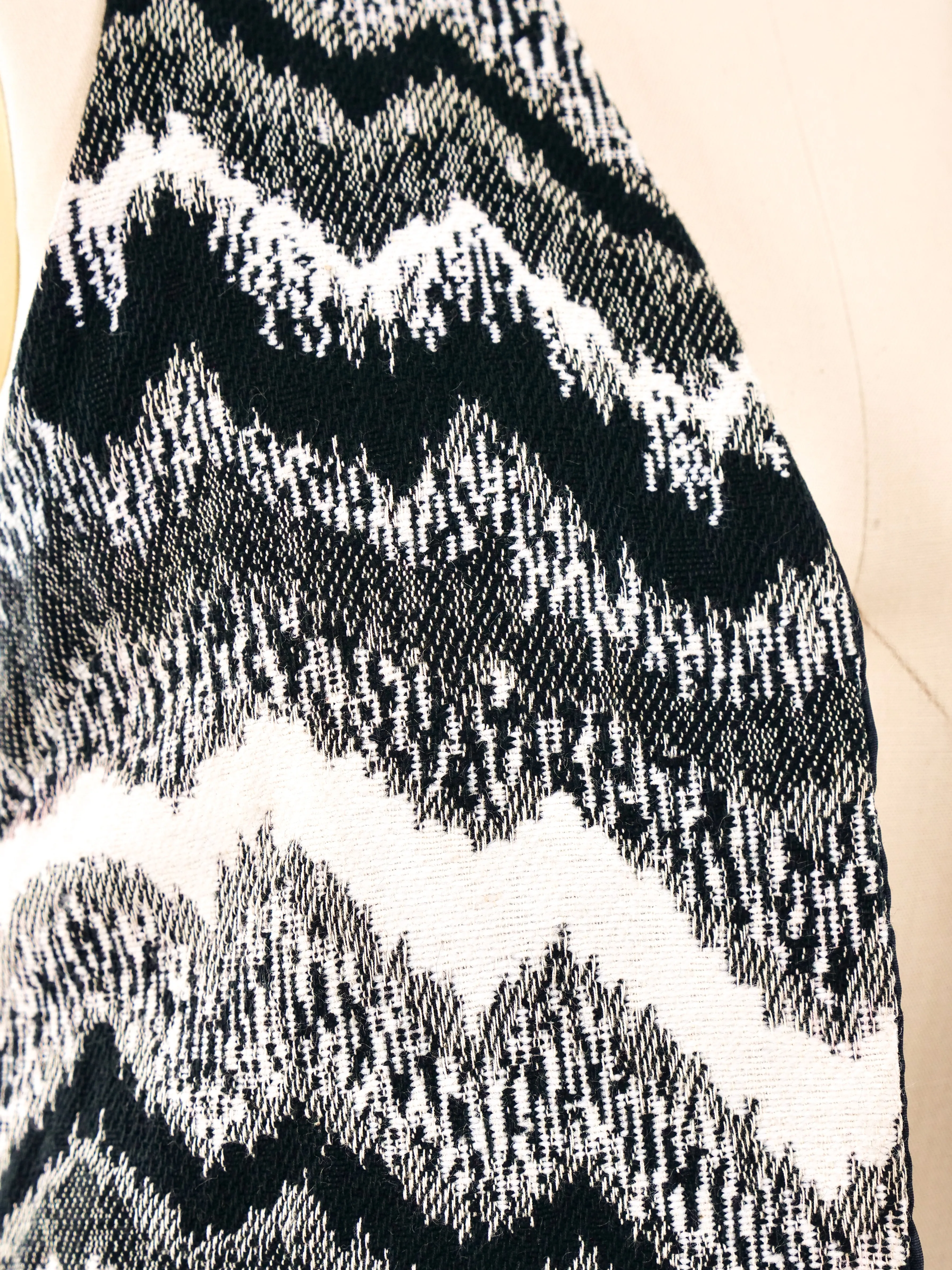 Graphic Tapestry Maxi Vest