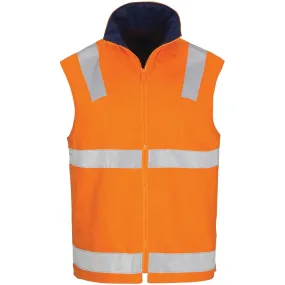 Guardian Safety Reflective Taped Cotton Vest HVDNC VN801005 Orange S-M