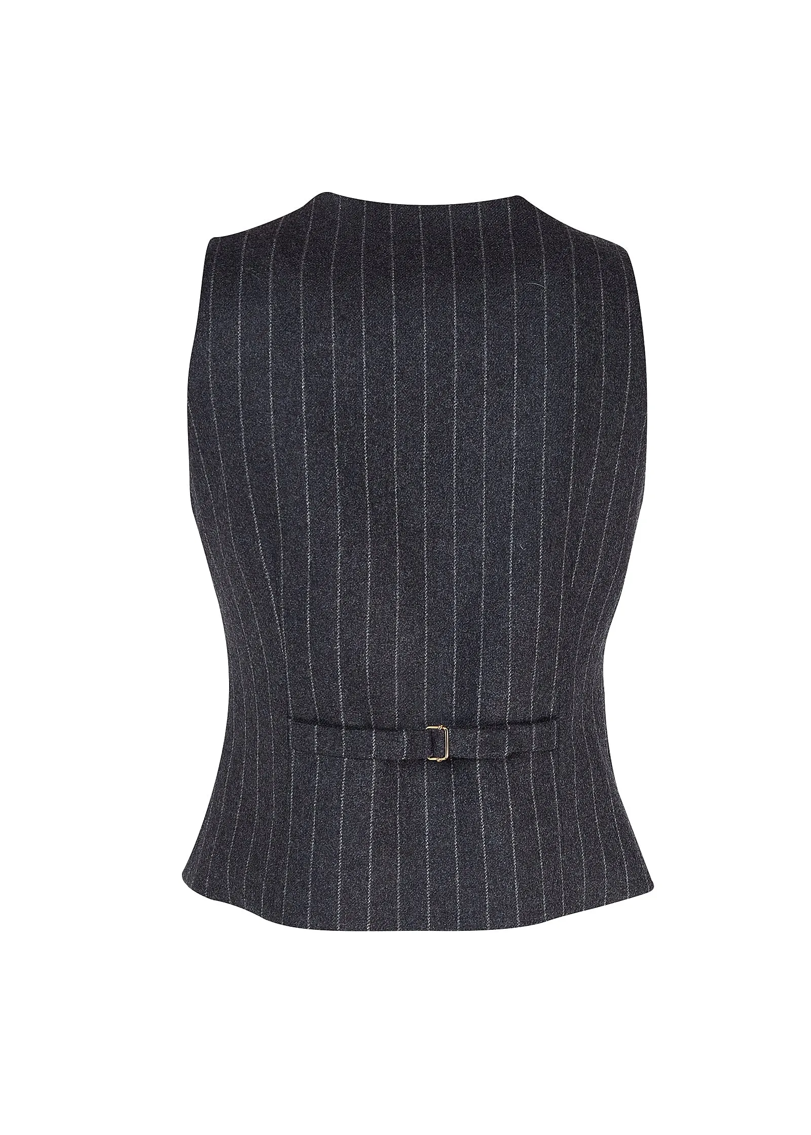 Hampton Waistcoat (Charcoal Pinstripe)