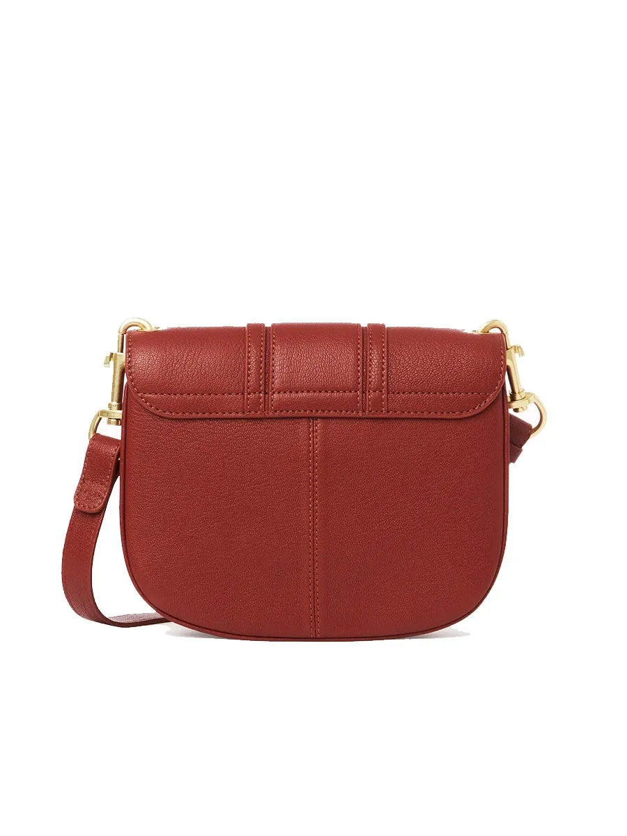 Hana Shoulder Bag in Reddish Brown