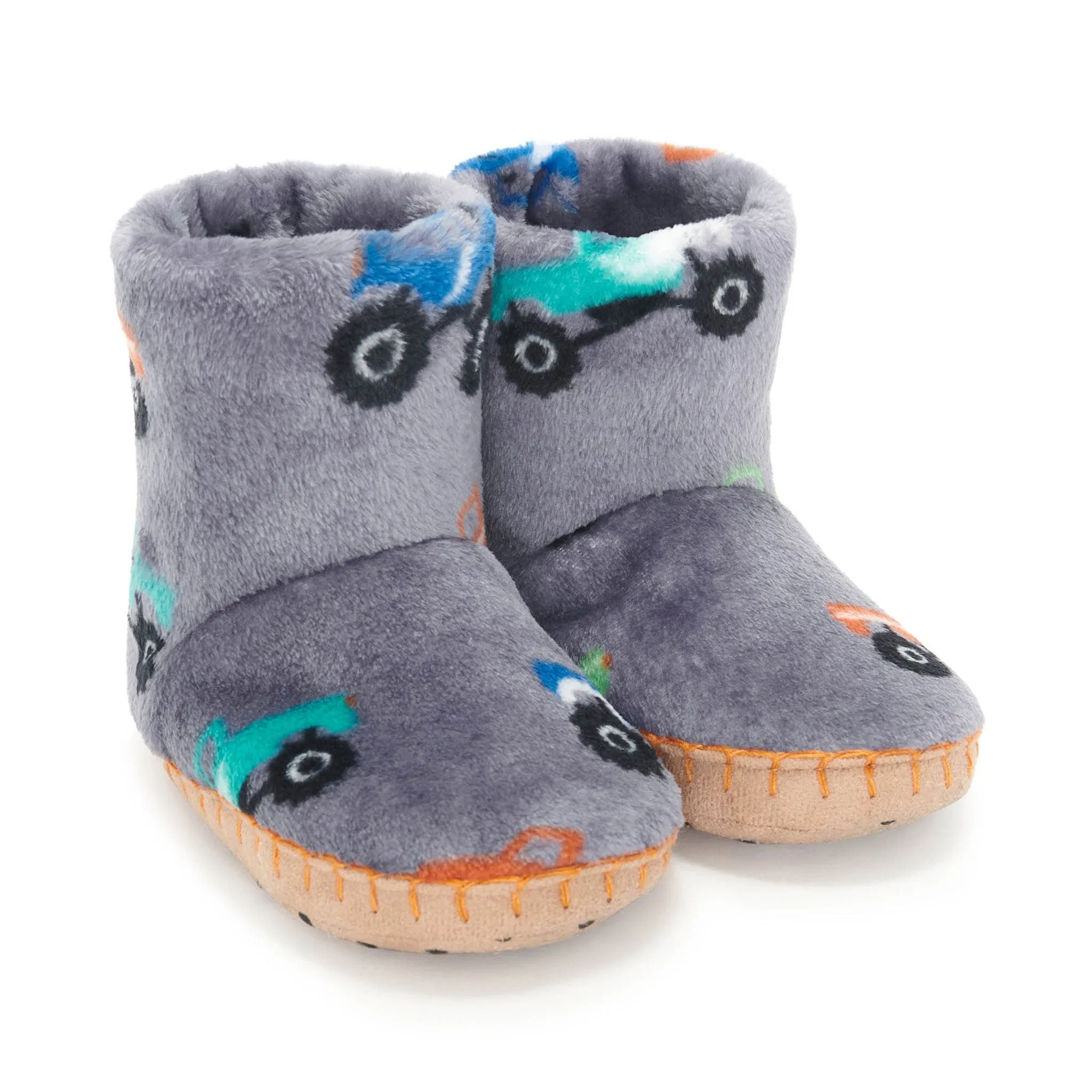 Hatley Monster Trucks Slipper Sizes 5-2  - Clement