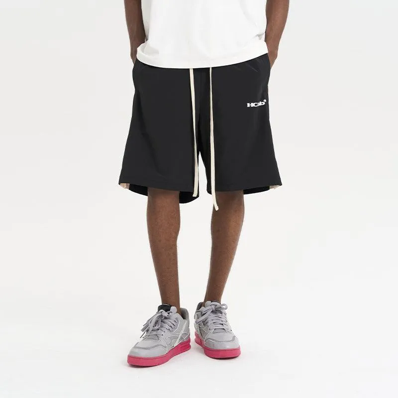 H/C Striped buttons Basketball Shorts