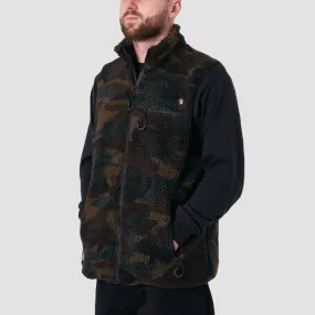 Heathen Wall of Sleep Fleece Vest Camo