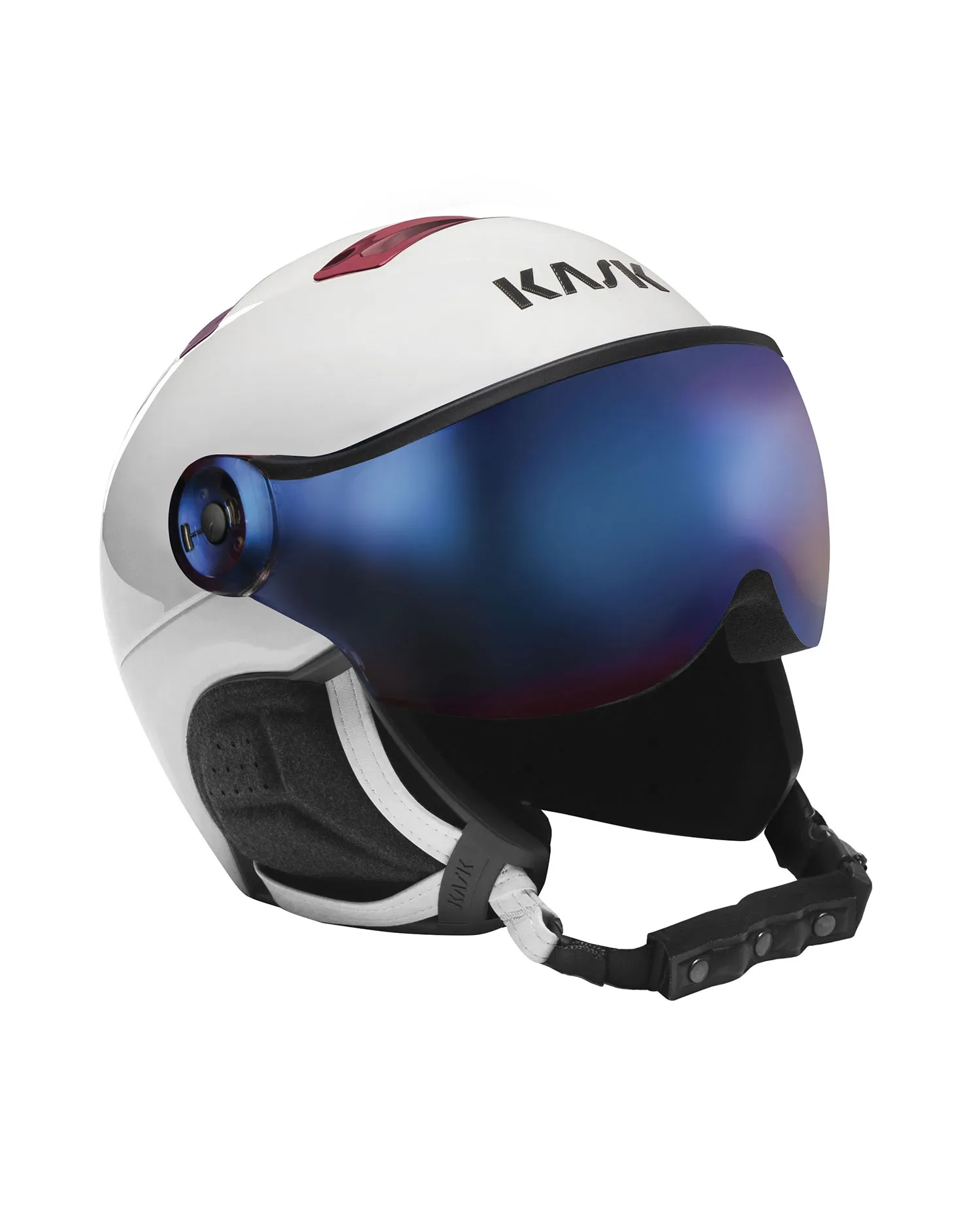 Helmet KASK CHROME SHE00060VISOR411-white-rainbow