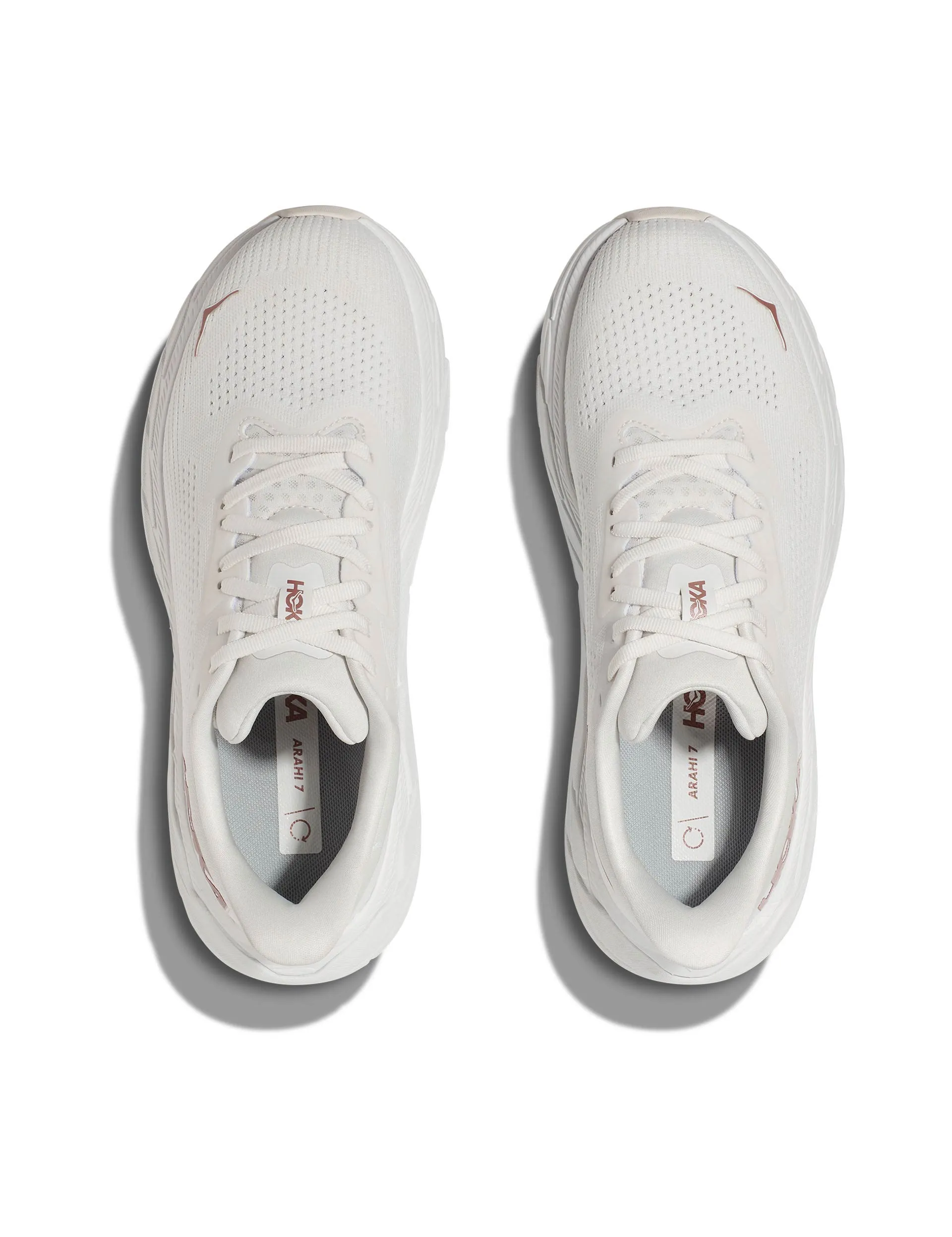 HOKA Arahi 7 - Blanc De Blanc/Rose Gold