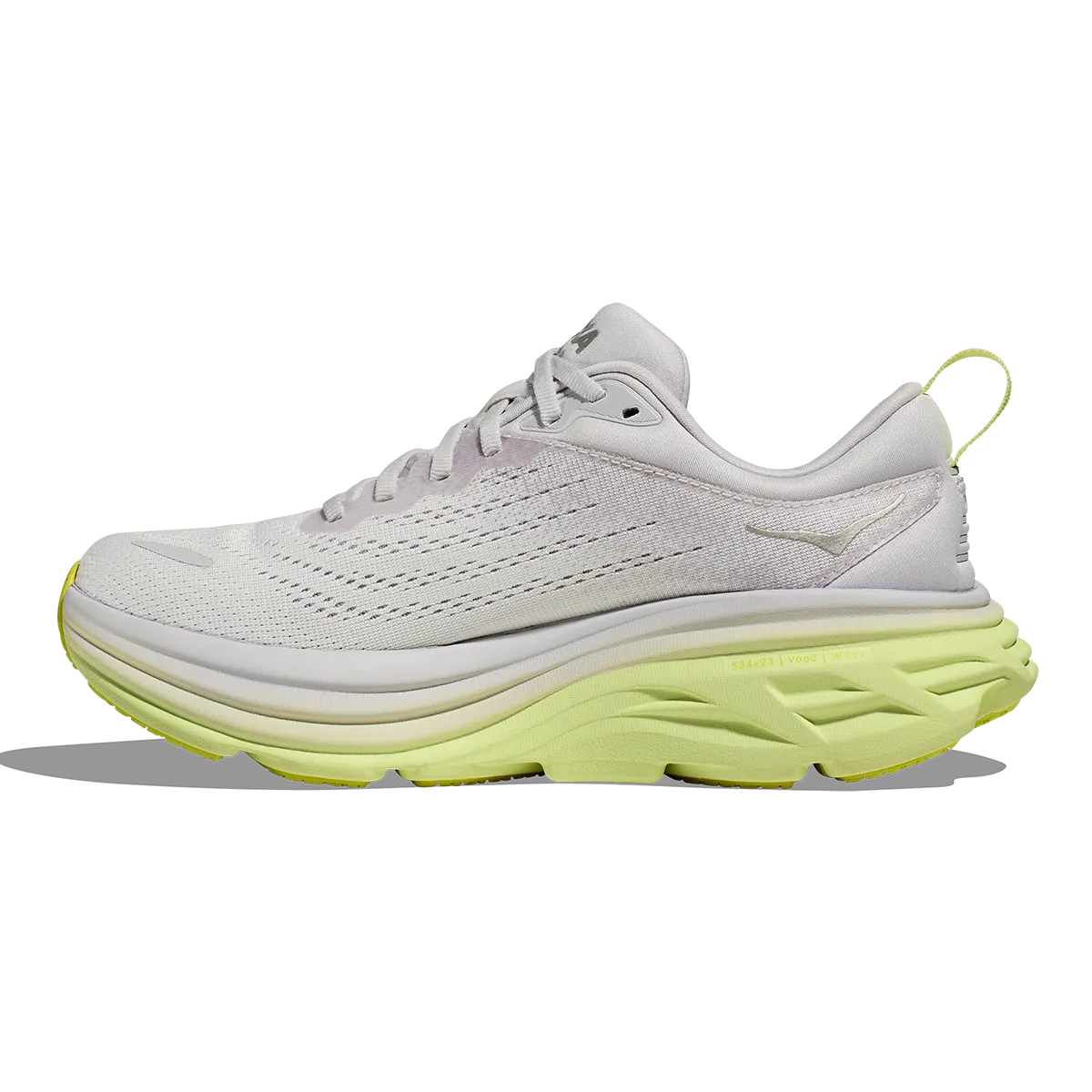 Hoka Bondi 8 - Nimbus Cloud - Luminary Green