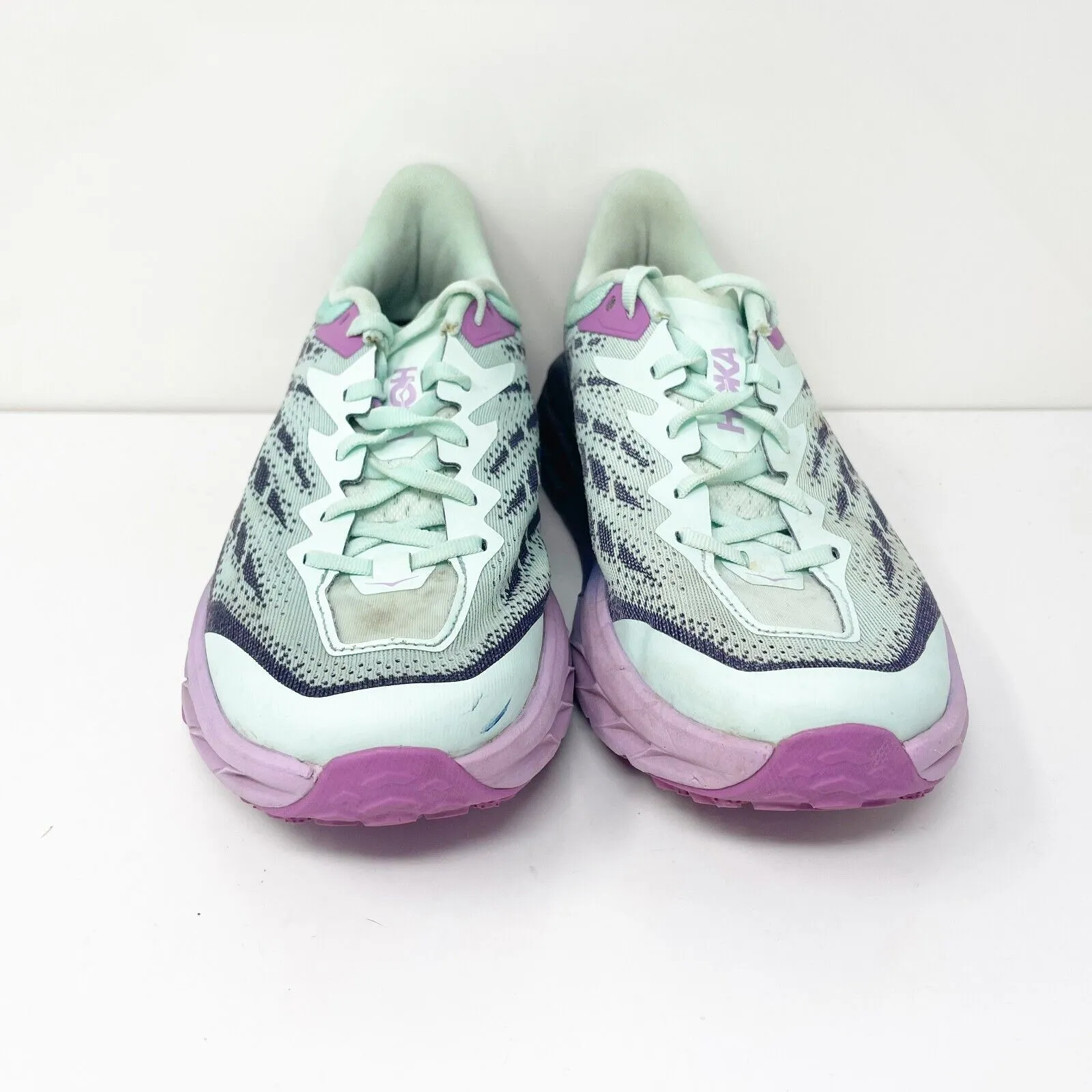 Hoka One One Womens Speedgoat 5 1123158 SONS Gray Running Shoes Sneakers 9.5 B