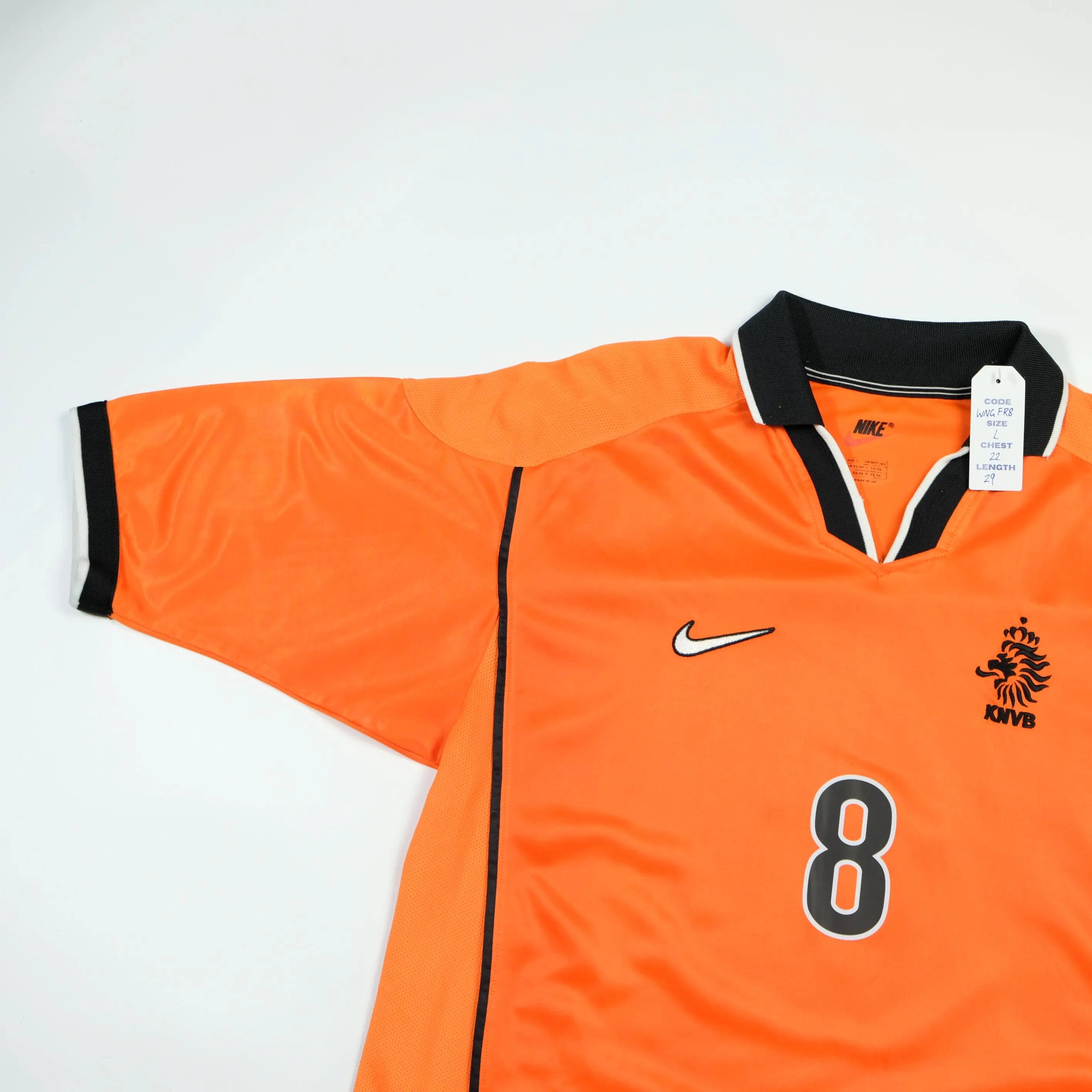 Holland/Netherlands Bergkamp Nike 1998/1999 Original Home Football Shirt Large