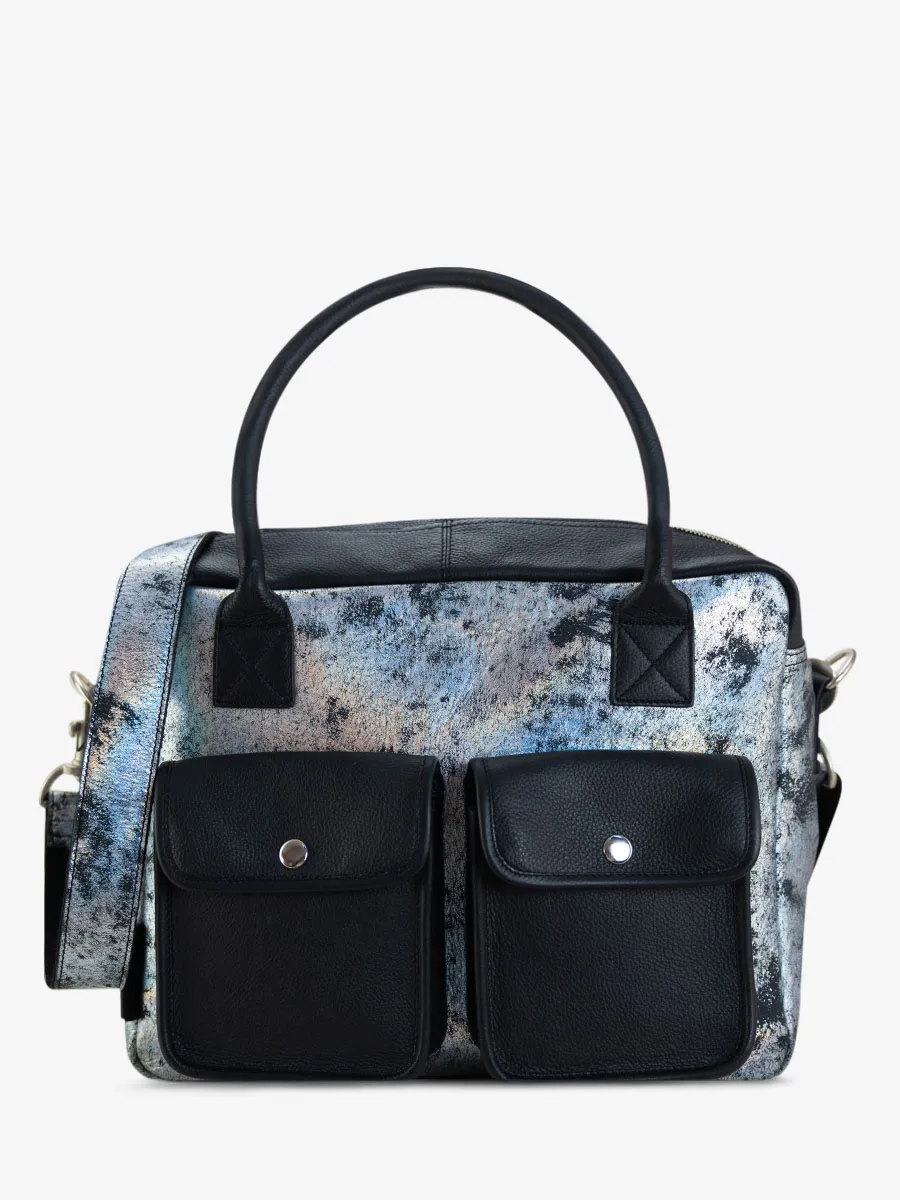 Holographic Leather Handbag for Women - LeDandy Galaxy | PAUL MARIUS