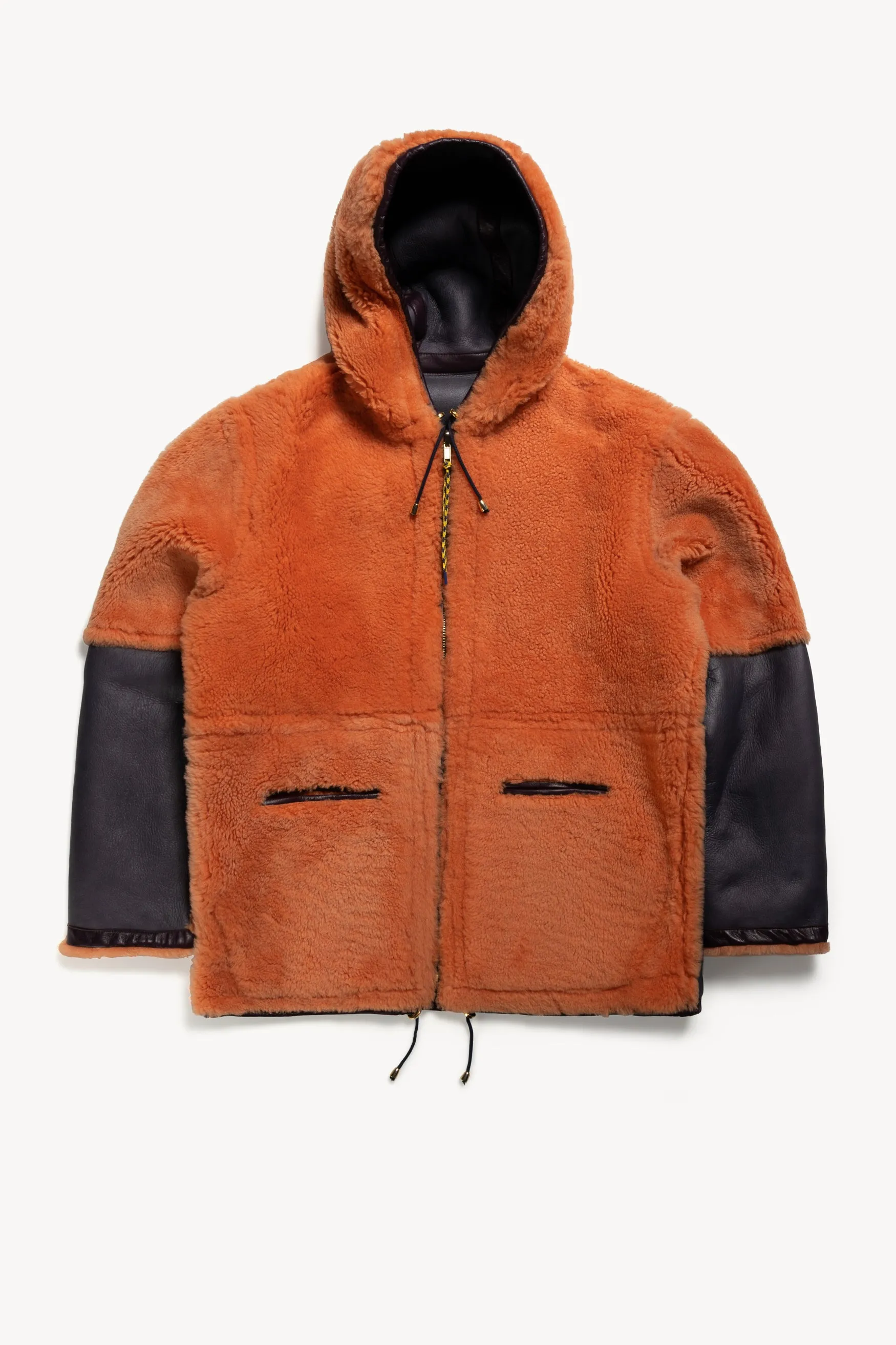 Hooded Sheepskin Jacket