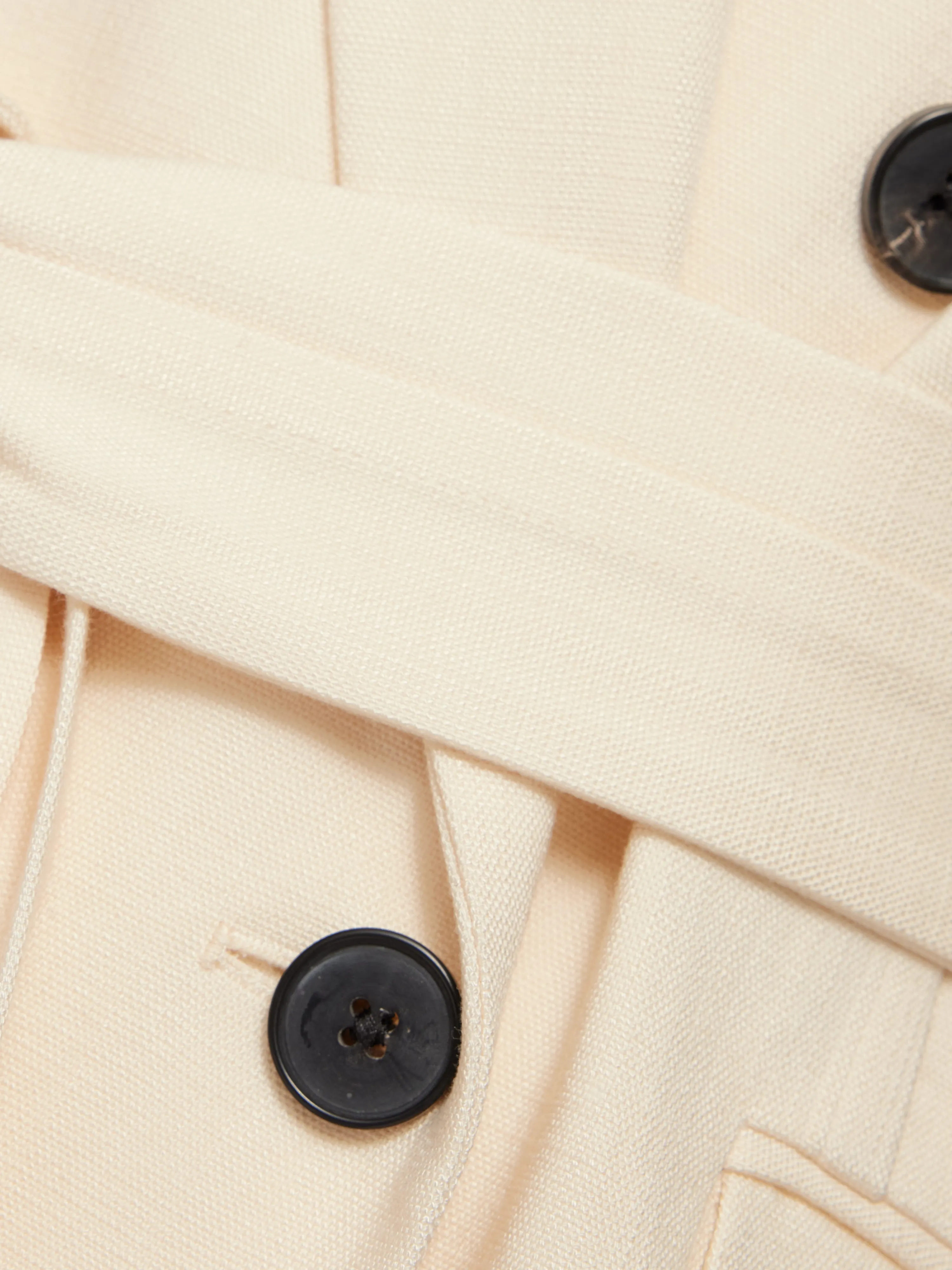 Hopsack Tatton Waistcoat | Cream