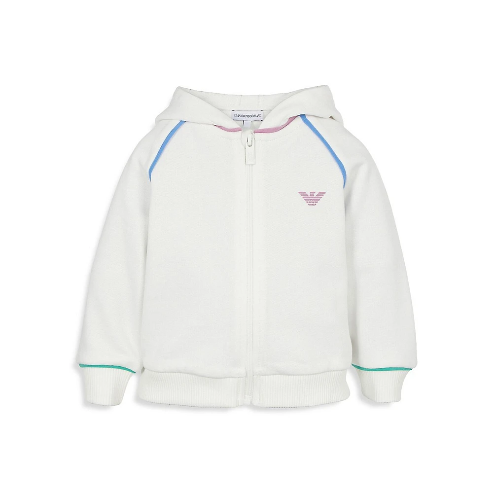 Hudson's Bay Baby's Front-Zip Logo Hoodie