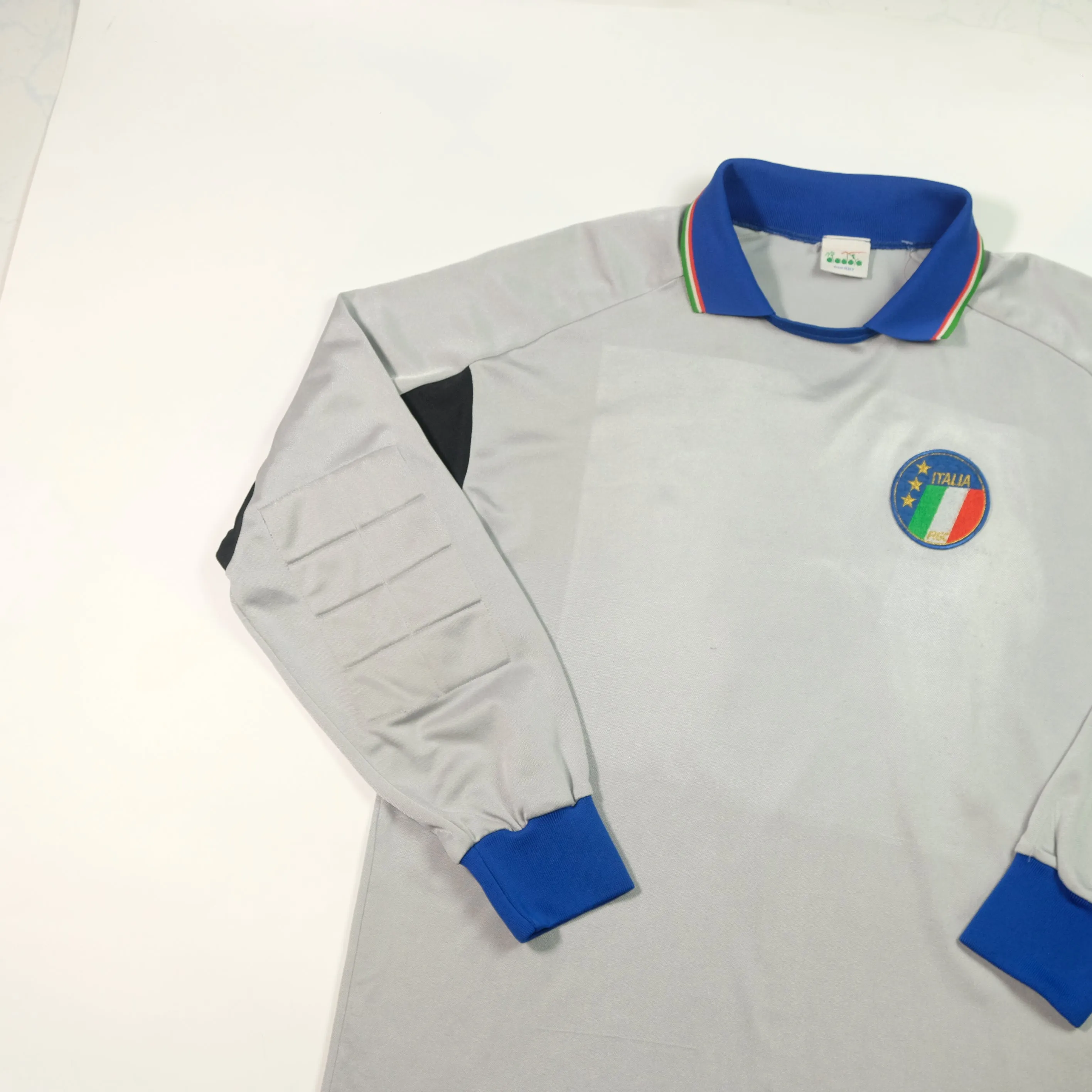 Italy 1990 Diadora Original Goalkeeper Football Shirt Large