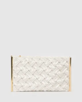 Ivory Dany Double Pouch Clutch Bag