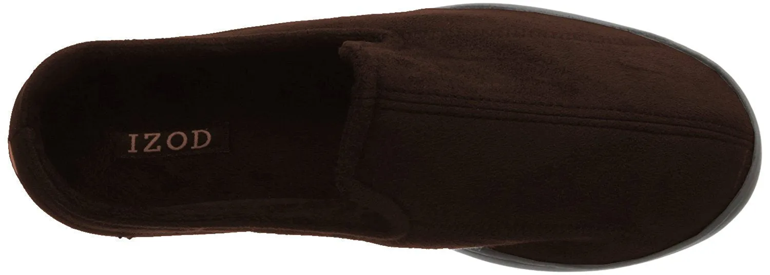 IZOD Men's Micro Suede Clog Slipper  