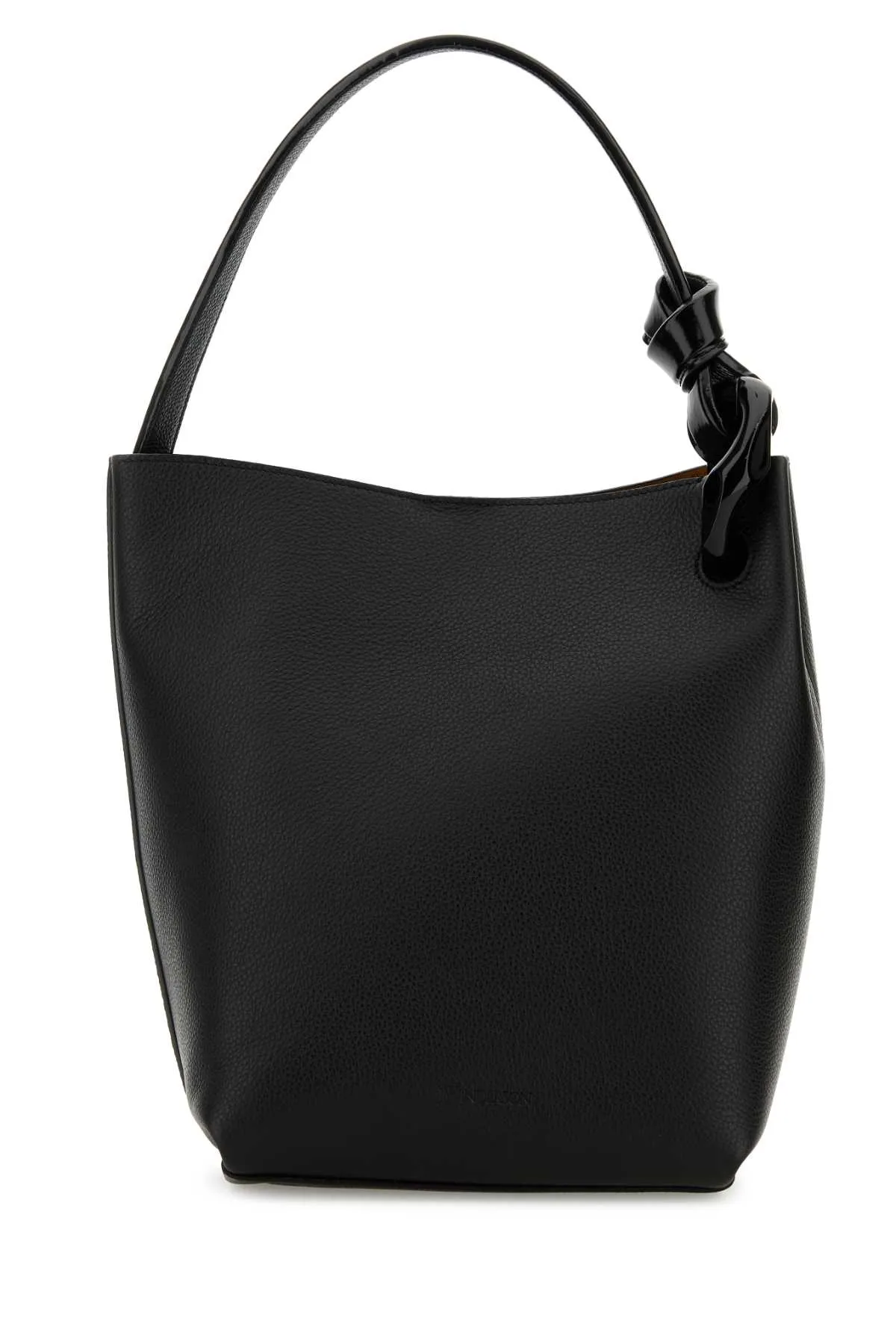 J. W. Anderson Black Leather Jwa Corner Shoulder Bag