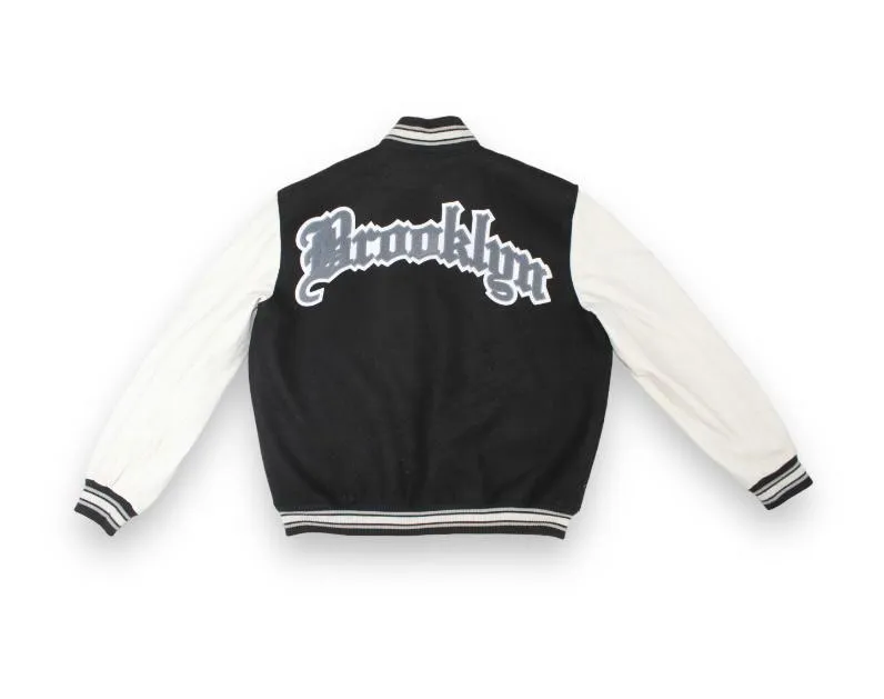 Jeff Hamilton Brooklyn Nets Varsity Jacket - Daniel's Leather