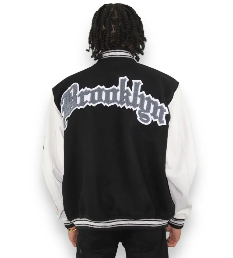 Jeff Hamilton Brooklyn Nets Varsity Jacket - Daniel's Leather