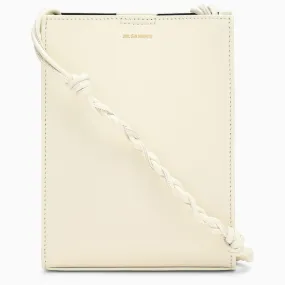 Jil Sander    Jil Sander Tangle Ivory Leather Shoulder Bag