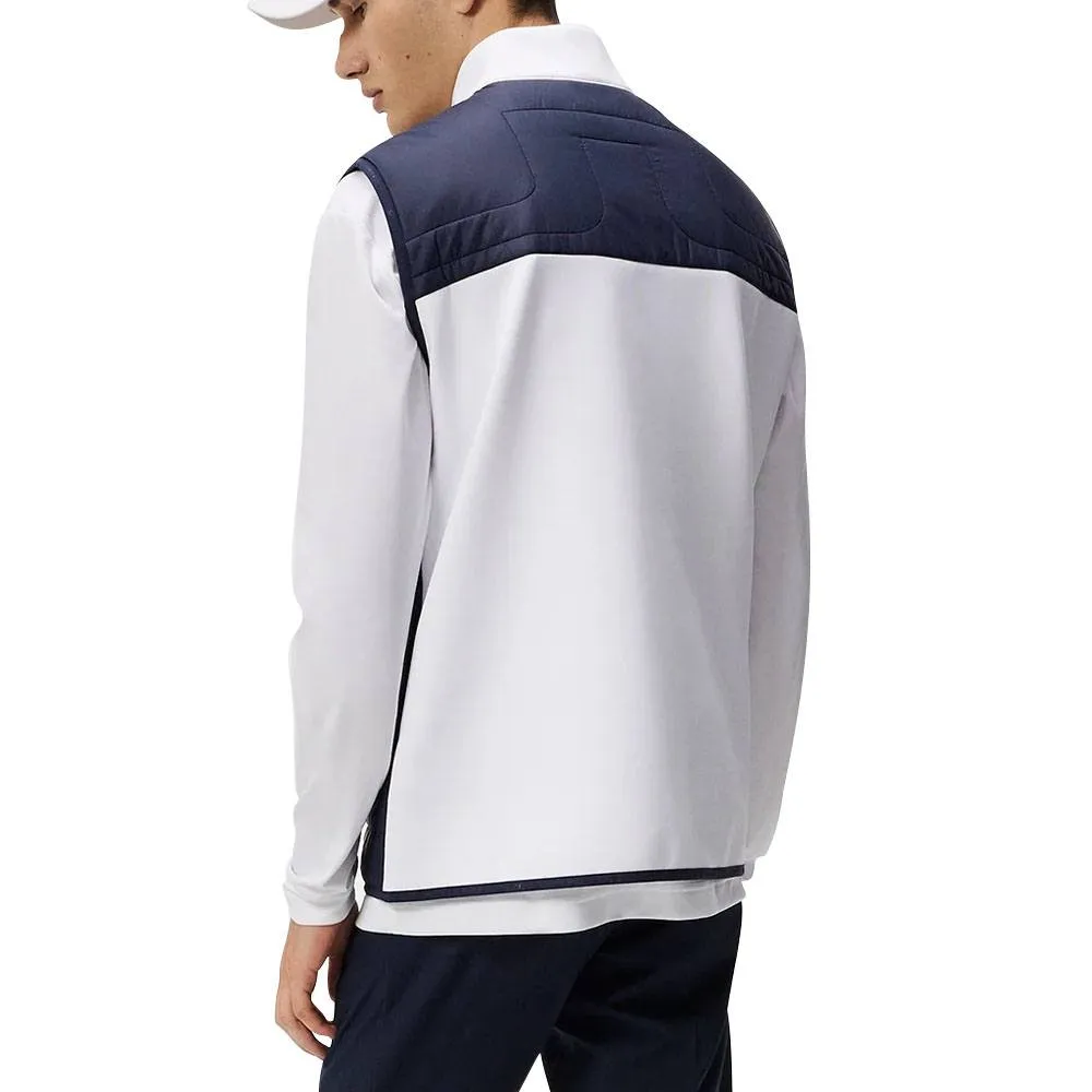 J.Lindeberg Martino Quilt Hybrid Golf Vest JL Navy - SS24