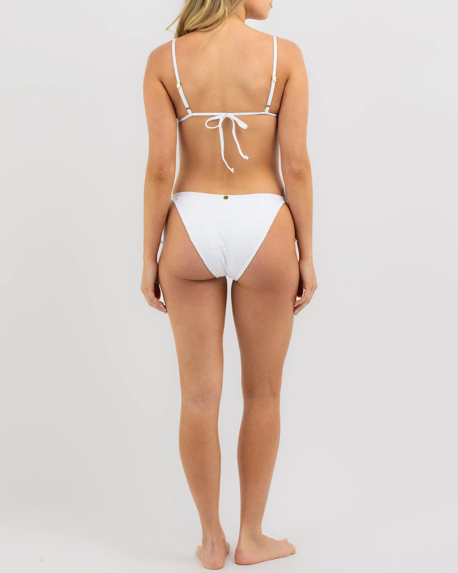 Kaiami Chantilly Lace Tie Bikini Bottom