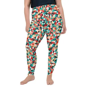 Kaleidoscopic Plus Size Leggings