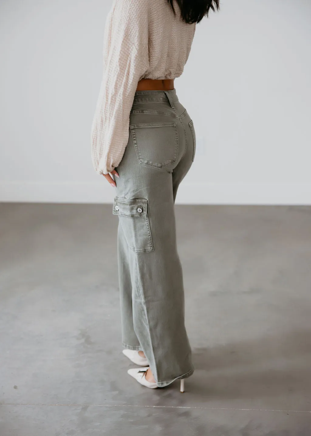 Kane Vervet Cargo Jeans