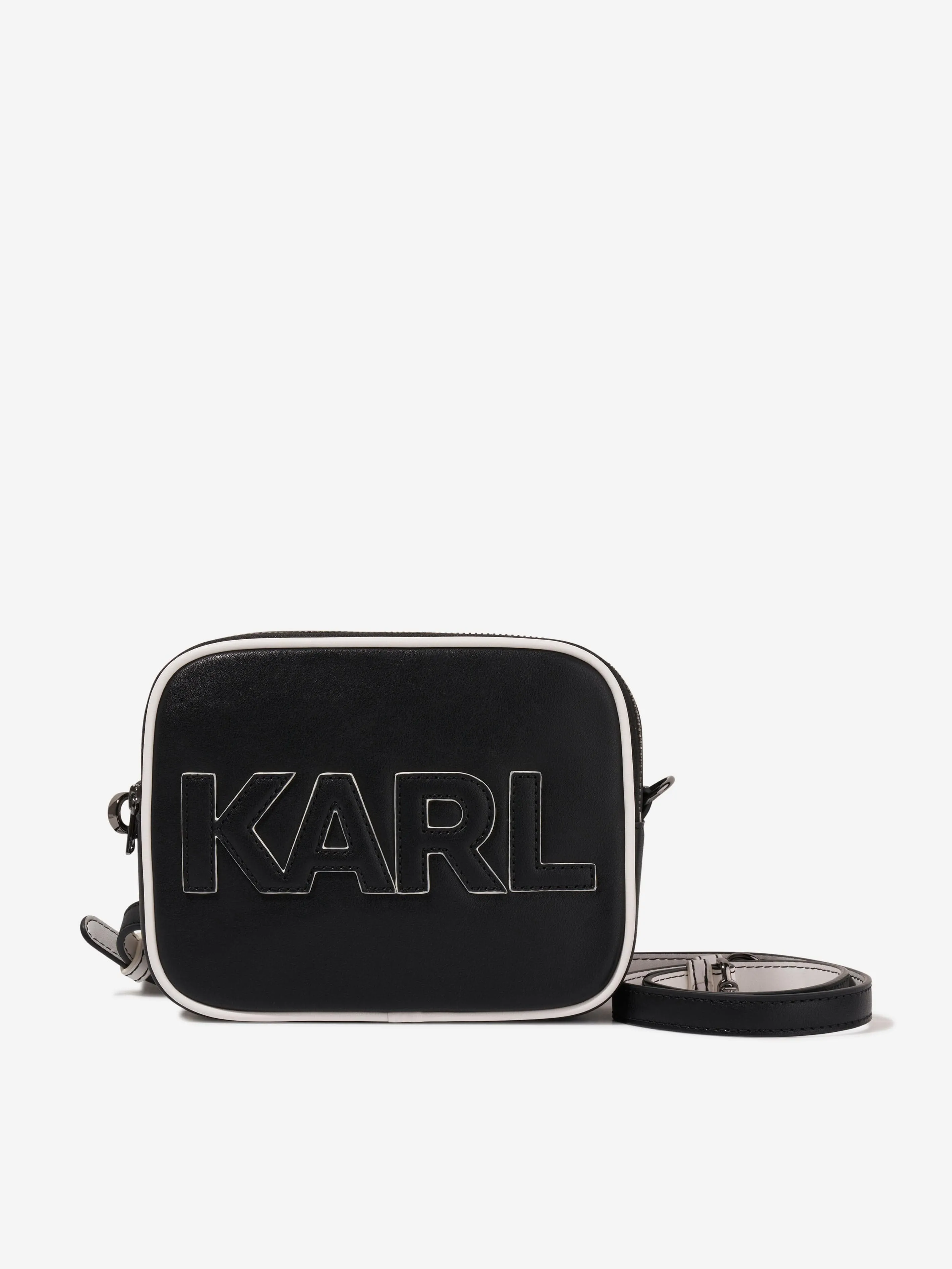 Karl Lagerfeld Girls Shoulder Bag With Wallet in Black