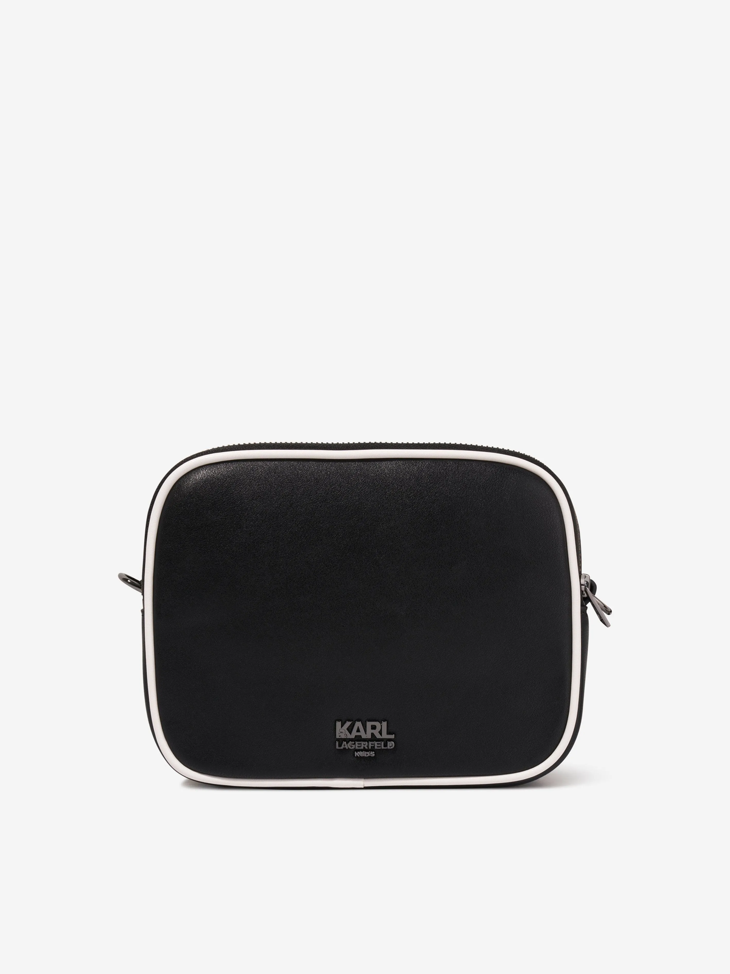 Karl Lagerfeld Girls Shoulder Bag With Wallet in Black