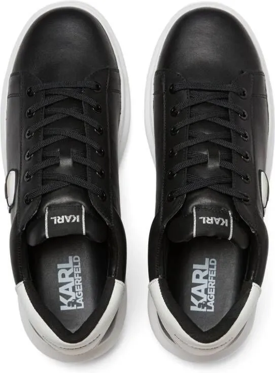 Karl Lagerfeld Ikon NFT Kapri leather sneakers Black