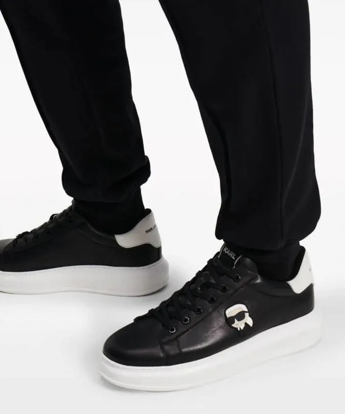 Karl Lagerfeld Ikon NFT Kapri leather sneakers Black