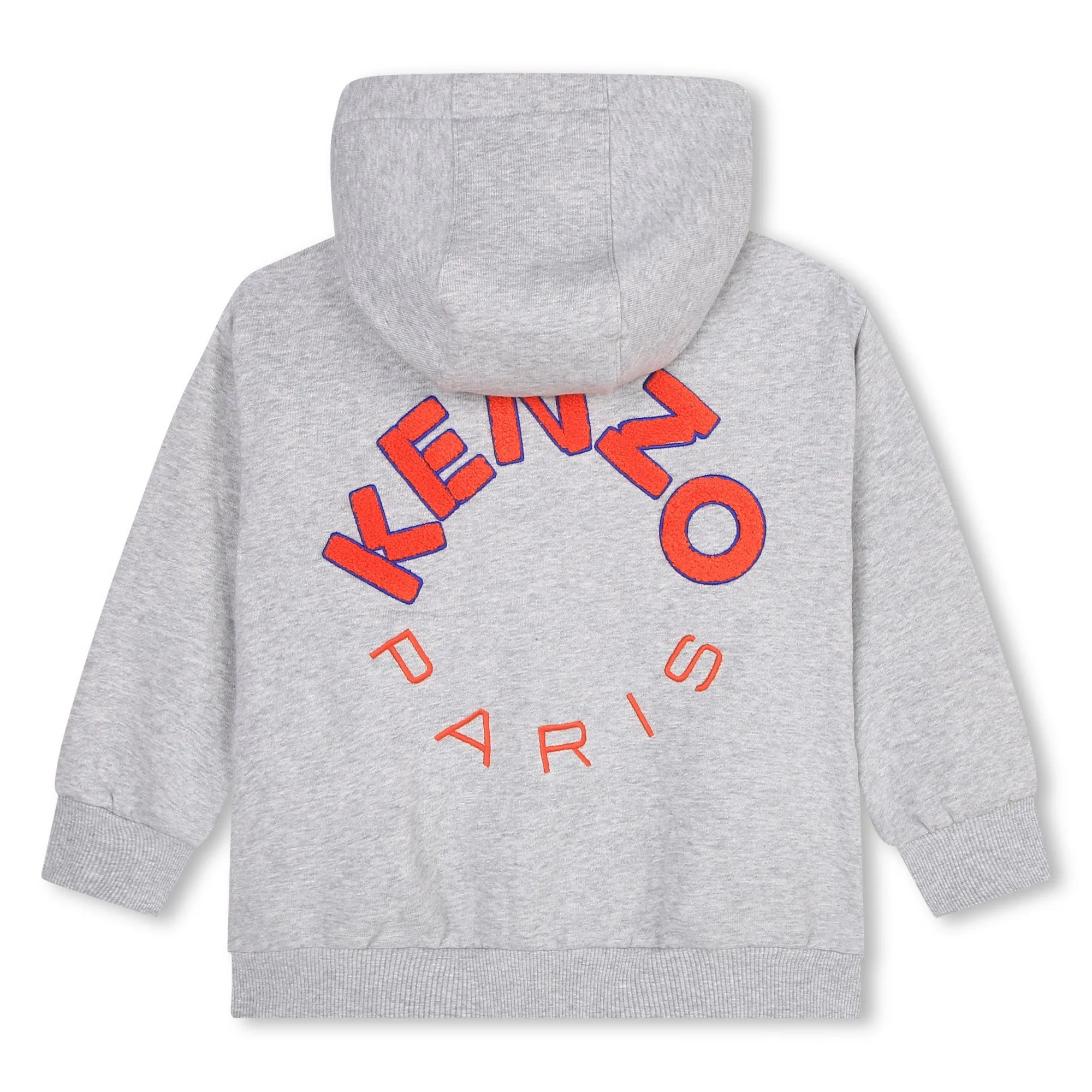 Kenzo Fuzzy 'K' Logo Zip Up Hoodie