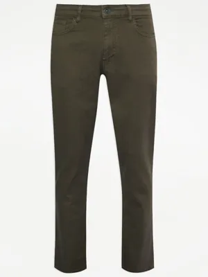 Khaki Slim Fit Jeans | Men | George at ASDA