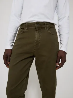 Khaki Slim Fit Jeans | Men | George at ASDA