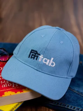 Kitaab Embroidered Light Blue Free Size Unisex Baseball Caps
