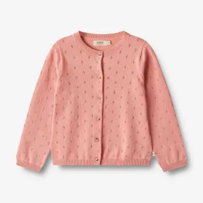 Knit Cardigan Maia - rosette