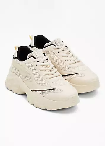 Lace-Up Chunky Trainers by bonprix | Look Again