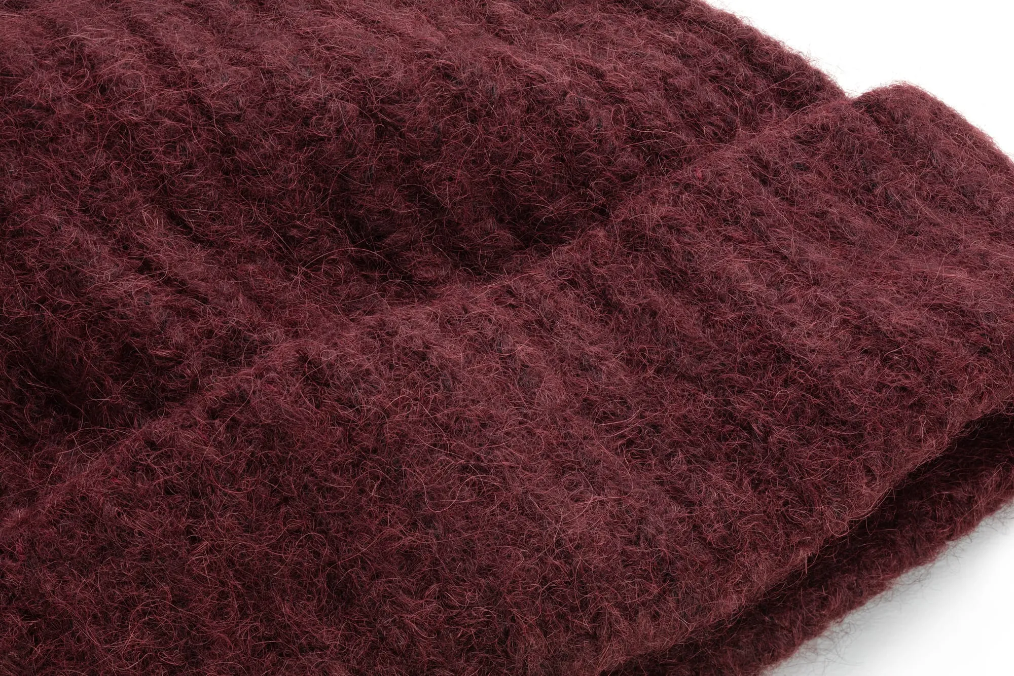 Ladies knitted hat, wine red | Manufactum