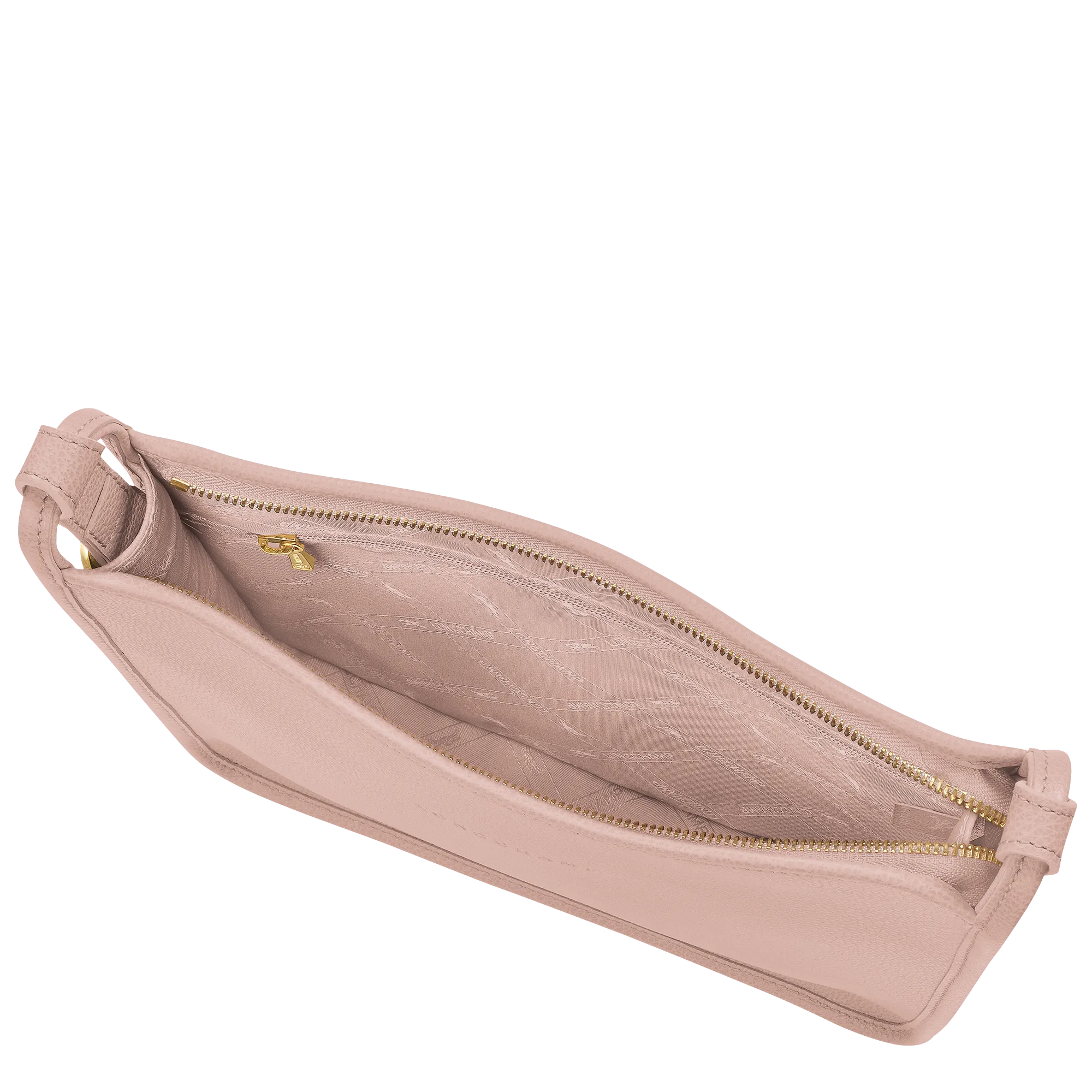 Le Foulonné M Crossbody bag Nude - Leather