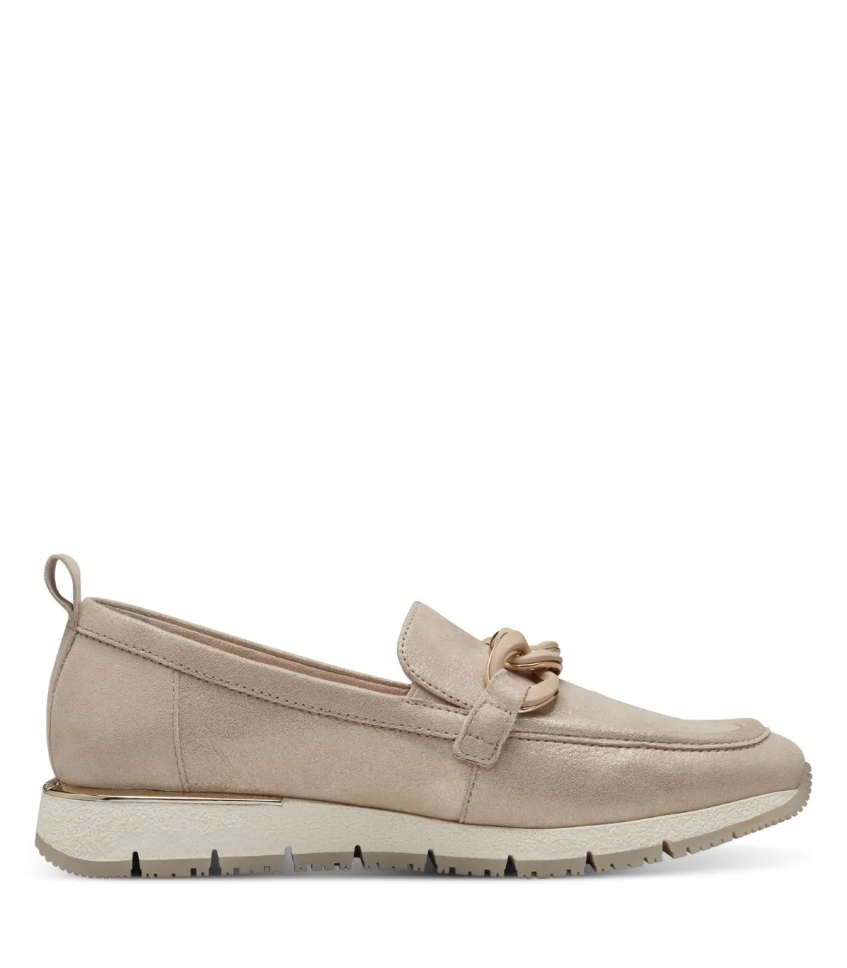 Leather Loafers Tamaris Champagne 24711
