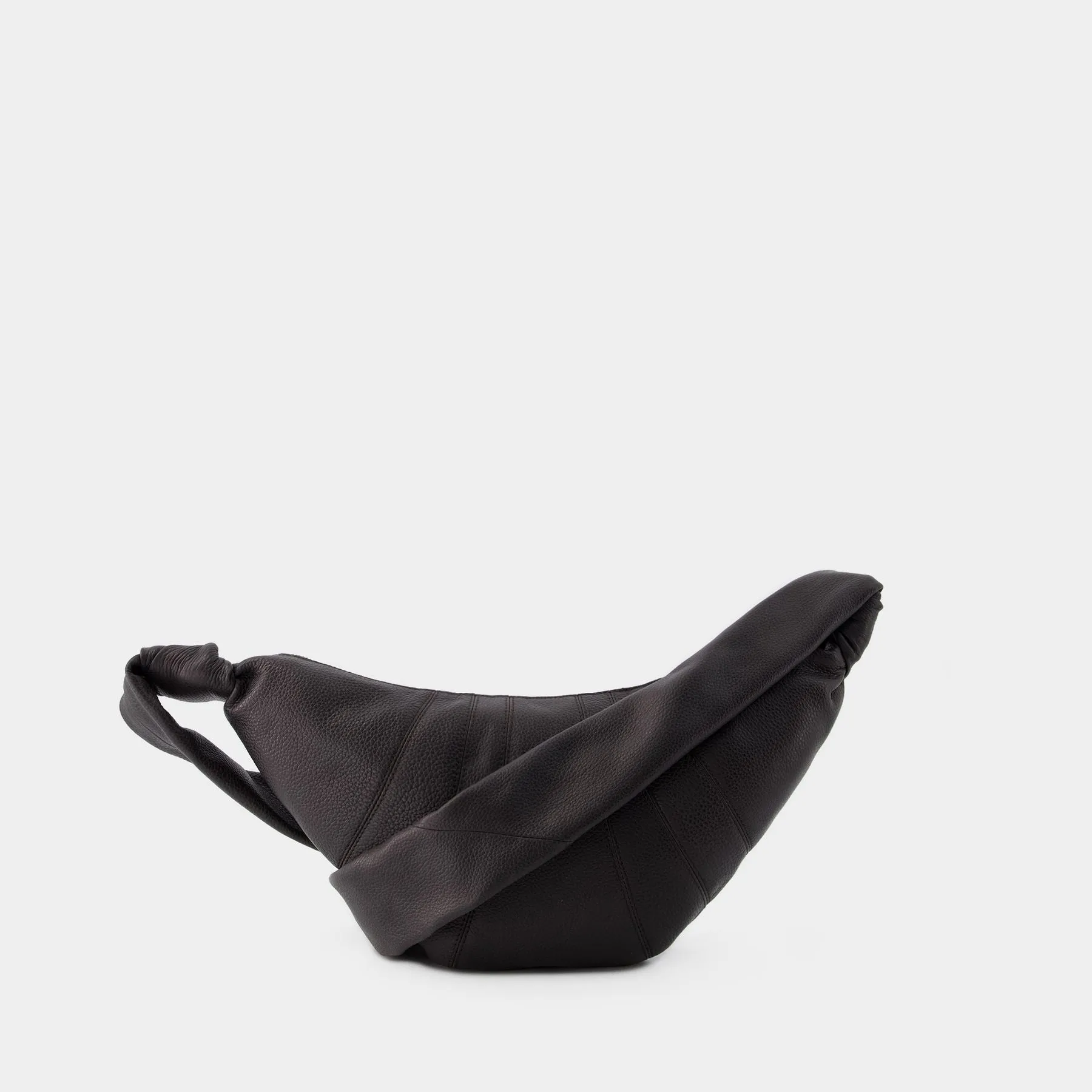 Lemaire  Small Croissant Crossbody bag - Lemaire - Leather - Chocolate