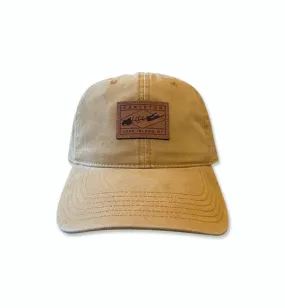 LI Fish Dad Hat in Beige