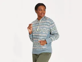 Life is Good Women's Simply True Fleece Hoodie - Southwestern Geo Pattern