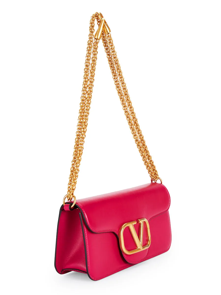 Locò Calfskin Shoulder Bag in Blossom